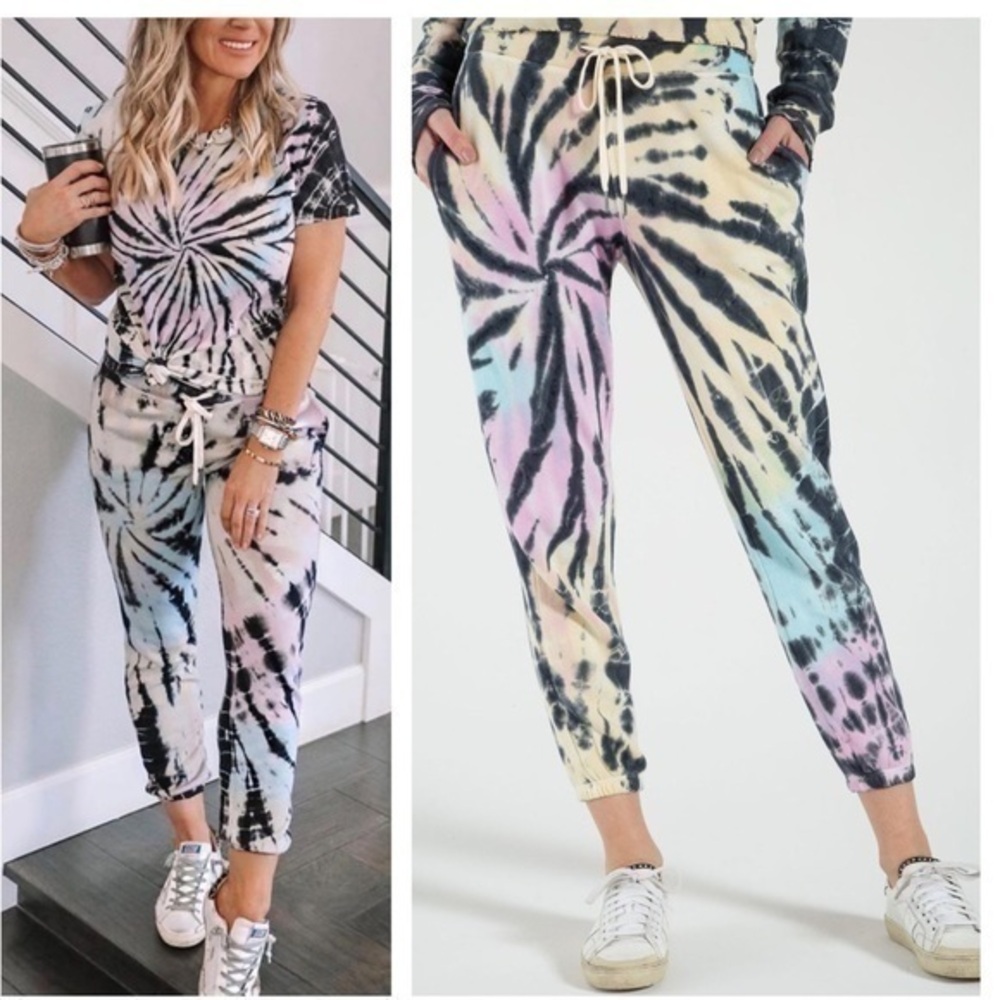 n:PHILANTHROPY Revolve Night Joggers Tie Dye NWT SMALL